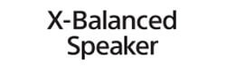 X-balanced speaker